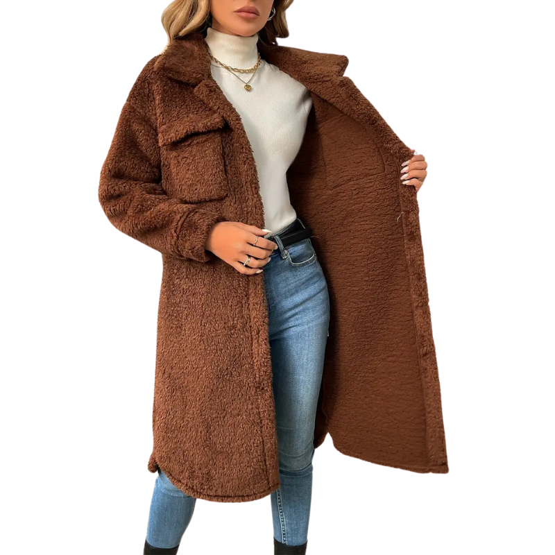 Women's Soft Fleece Winter Coat