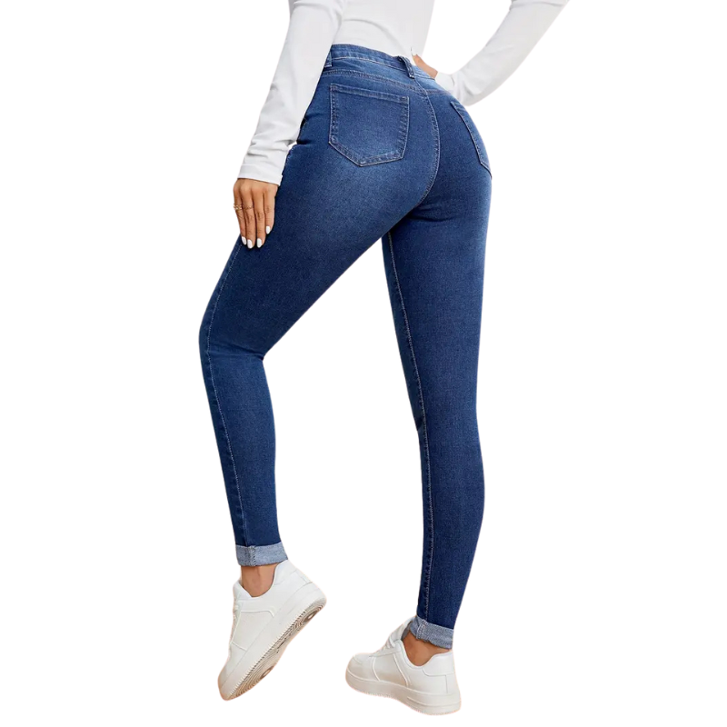 Women's Stretchy Skinny High-Waisted Jeans