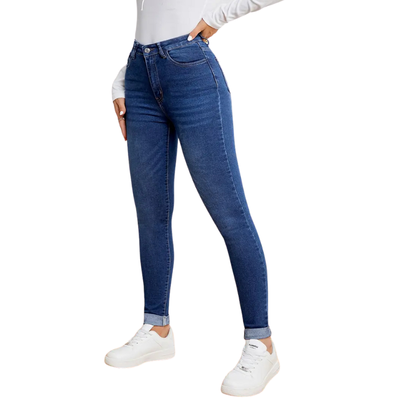 Women's Stretchy Skinny High-Waisted Jeans